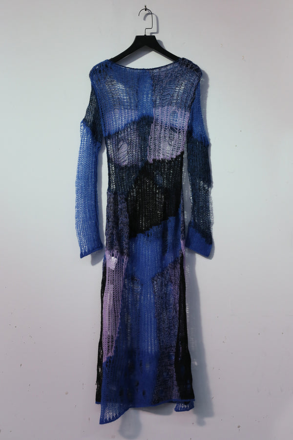 CHENPENG Ocean Mystery Knitted Dress CPJZ21AWB010CPC402 Knitted Blue PCP4